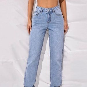 Light Denim Mom Jeans